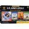 Us Army Opoly Board Game Military Tanks Collectible Tokens Ages 8+ 2-6 Players